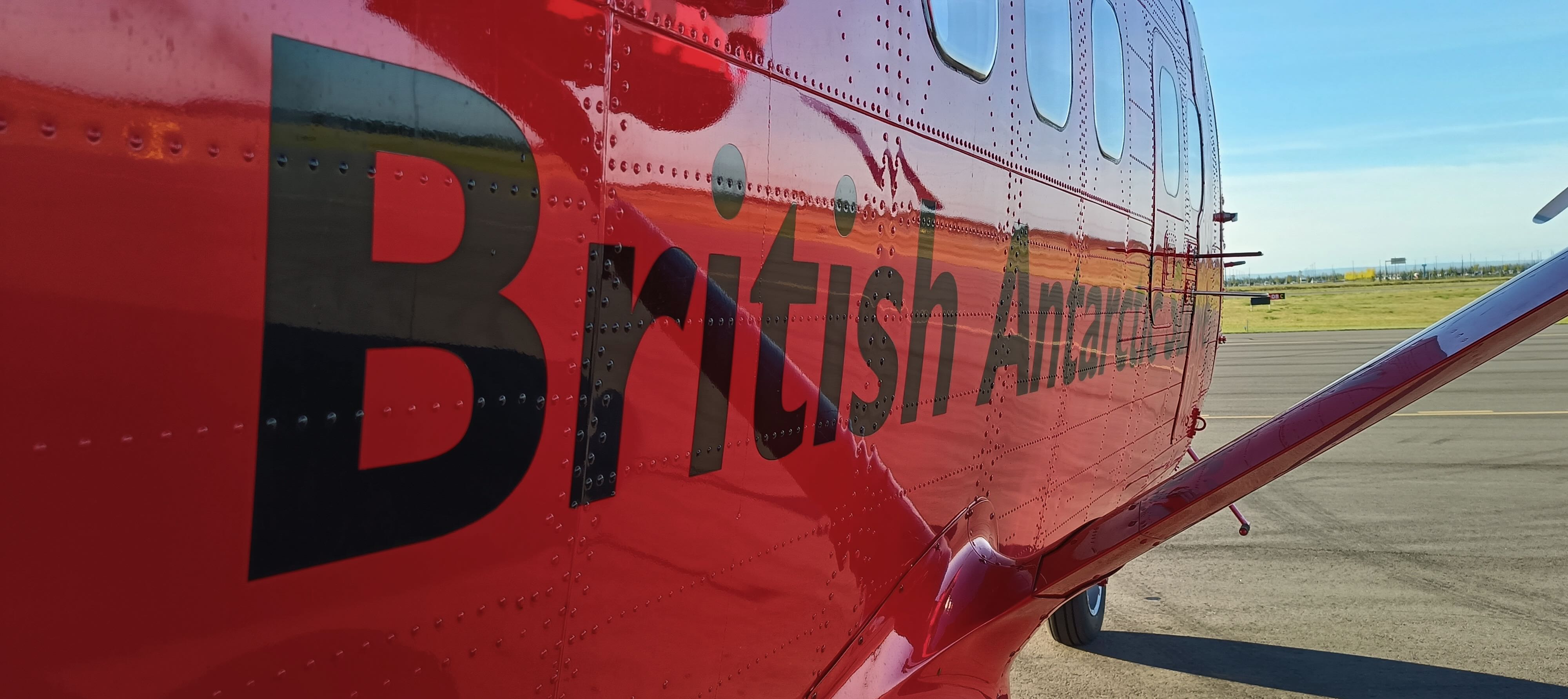 British Antarctic Survey de Havilland Twin Otter during the 2024 CarbonARA campaign